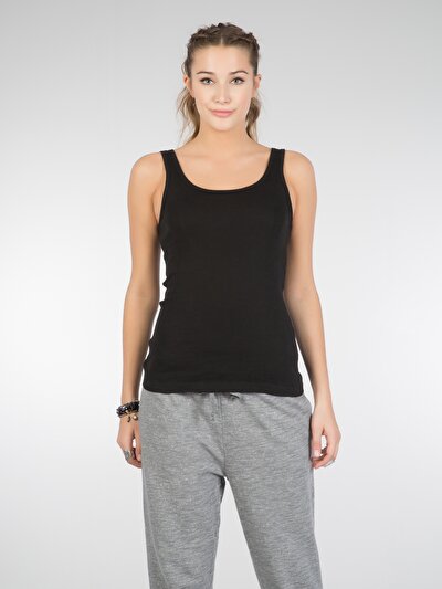 COLINS черный женский майки COLINS черный женский майки<br>Пол: женский; Цвет: черный; Размер INT: L;