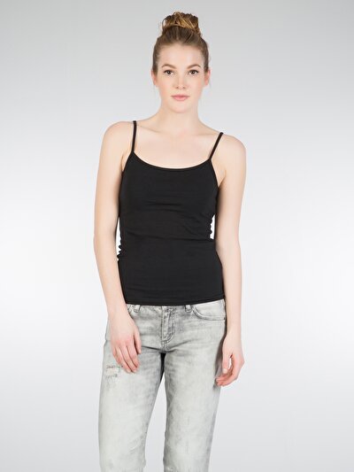 COLINS черный женский майки COLINS черный женский майки<br>Пол: женский; Цвет: черный; Размер INT: L;