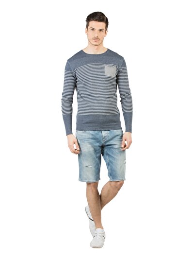 COLINS деним мужской шорты COLINS деним мужской шорты<br>Пол: мужской; Цвет: лайт алдо уош; Размер INT: L;
