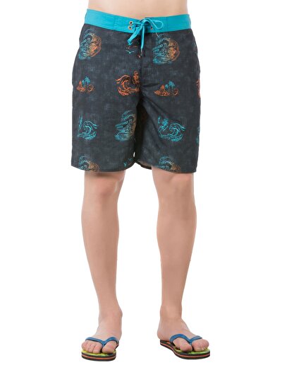 COLINS черный мужской пляжные шорты COLINS черный мужской пляжные шорты<br>Пол: мужской; Цвет: черный; Размер INT: XL;