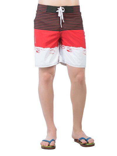 COLINS красный мужской пляжные шорты COLINS красный мужской пляжные шорты<br>Пол: мужской; Цвет: красный; Размер INT: L;