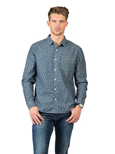 COLINS голубой COLINS голубой <br>Пол: мужской; Цвет: индиго; Размер INT: S;