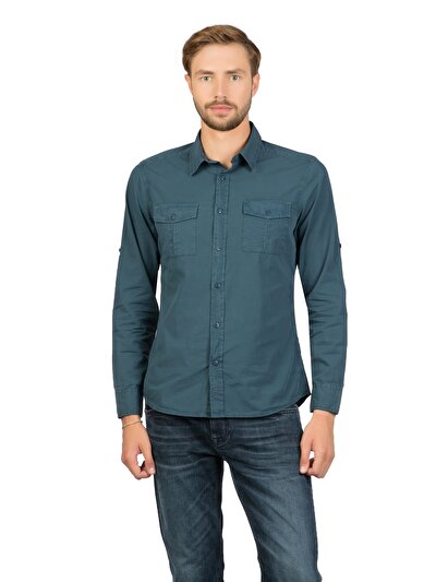 COLINS голубой COLINS голубой <br>Пол: мужской; Цвет: топливо синий; Размер INT: XL;