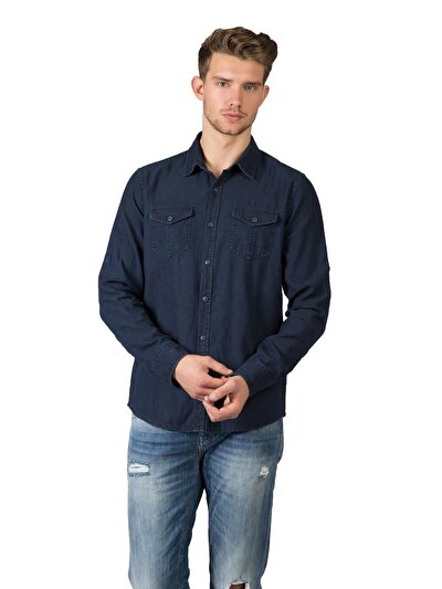 COLINS голубой COLINS голубой <br>Пол: мужской; Цвет: темного индиго; Размер INT: L;