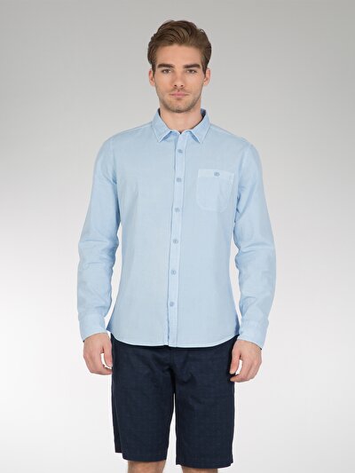 COLINS голубой COLINS голубой <br>Пол: мужской; Цвет: голубой; Размер INT: L;