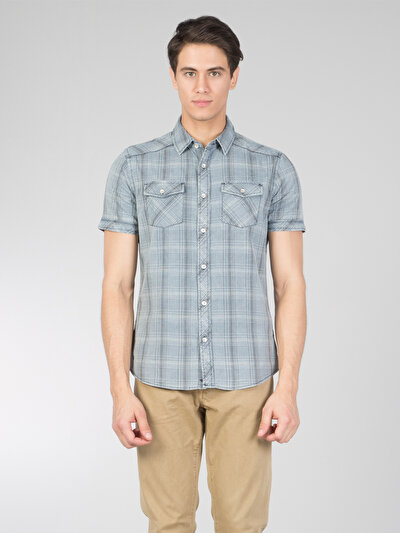 COLINS голубой COLINS голубой <br>Пол: мужской; Цвет: светлый индиго; Размер INT: XL;