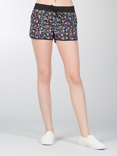 COLINS черный женский пляжные шорты COLINS черный женский пляжные шорты<br>Пол: женский; Цвет: черный; Размер INT: XS;