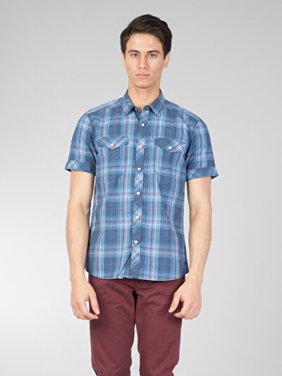COLINS голубой COLINS голубой <br>Пол: мужской; Цвет: голубой индиго; Размер INT: S;