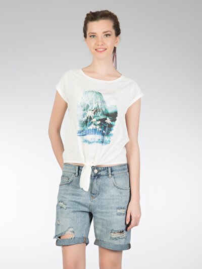 COLINS белый женский футболки короткий рукав COLINS белый женский футболки короткий рукав<br>Пол: женский; Цвет: белый; Размер INT: XS;