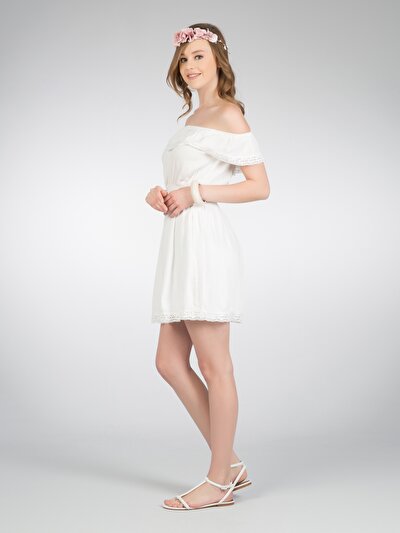 COLINS белый женский платья COLINS белый женский платья<br>Пол: женский; Цвет: белый; Размер INT: L;