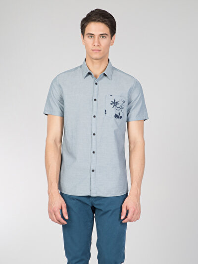 COLINS голубой COLINS голубой <br>Пол: мужской; Цвет: индиго; Размер INT: XL;