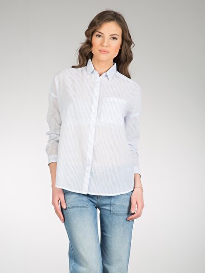COLINS голубой COLINS голубой <br>Пол: женский; Цвет: голубой; Размер INT: M;