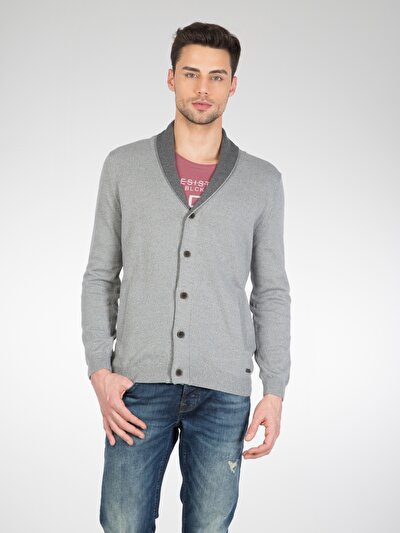 COLINS серый мужской кардиганы COLINS серый мужской кардиганы<br>Пол: мужской; Цвет: смешанный серый; Размер INT: XXL;