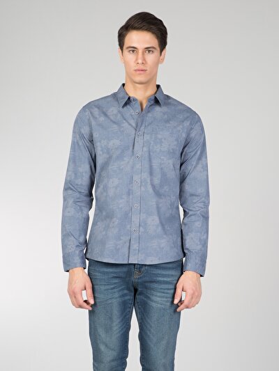 COLINS голубой COLINS голубой <br>Пол: мужской; Цвет: голубой индиго; Размер INT: XL;