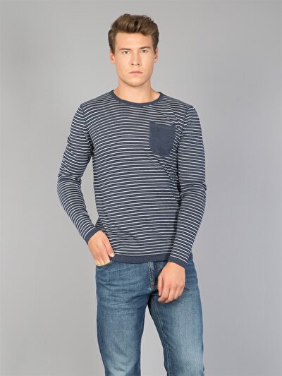 COLINS синий мужской свитеры COLINS синий мужской свитеры<br>Пол: мужской; Цвет: синий; Размер INT: L;