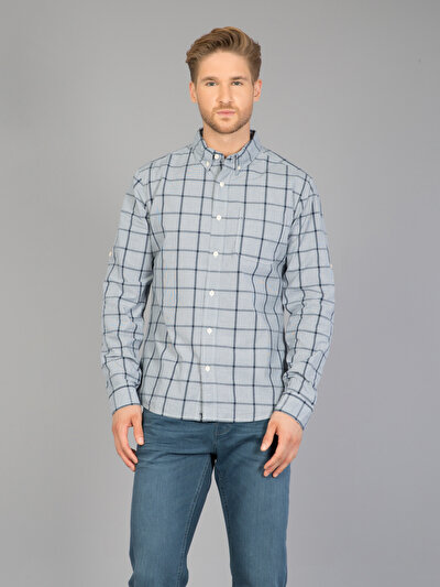 COLINS голубой COLINS голубой <br>Пол: мужской; Цвет: голубой индиго; Размер INT: XL;