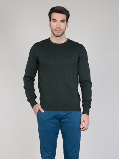 COLINS зеленый мужской свитеры COLINS зеленый мужской свитеры<br>Пол: мужской; Цвет: смешанный зеленый; Размер INT: M;