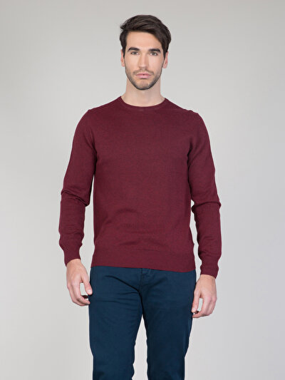 COLINS бордовый мужской свитеры COLINS бордовый мужской свитеры<br>Пол: мужской; Цвет: бордовый меланж; Размер INT: XL;