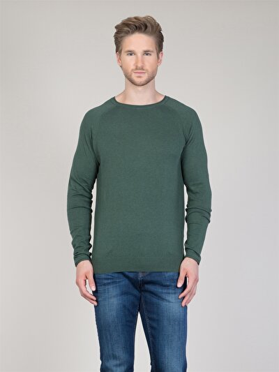 COLINS зеленый мужской свитеры COLINS зеленый мужской свитеры<br>Пол: мужской; Цвет: смешанный зеленый; Размер INT: XL;