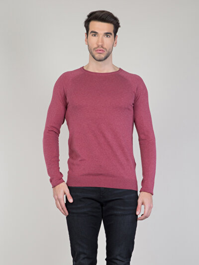 COLINS бордовый мужской свитеры COLINS бордовый мужской свитеры<br>Пол: мужской; Цвет: бургунди меланж; Размер INT: XL;