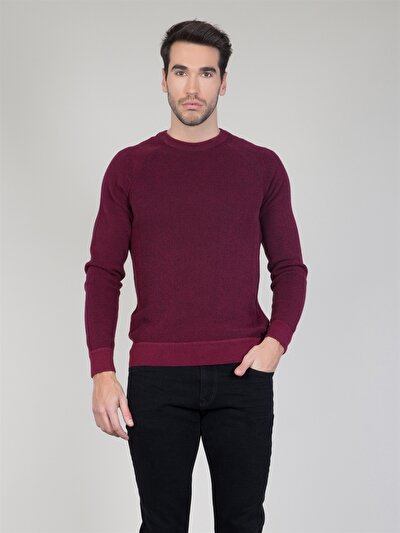 COLINS бордовый мужской свитеры COLINS бордовый мужской свитеры<br>Пол: мужской; Цвет: бордовый; Размер INT: M;