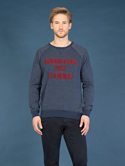 COLINS голубой COLINS голубой <br>Пол: мужской; Цвет: индиго меланж; Размер INT: M;