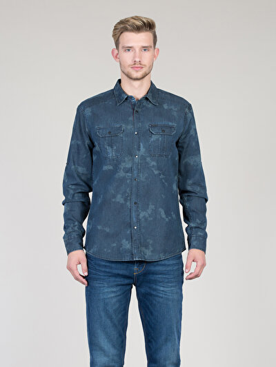 COLINS голубой COLINS голубой <br>Пол: мужской; Цвет: темного индиго; Размер INT: XL;