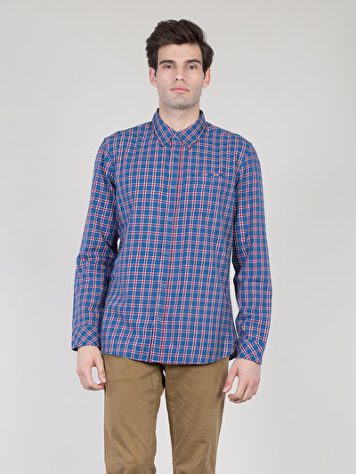 COLINS голубой COLINS голубой <br>Пол: мужской; Цвет: индиго; Размер INT: XL;