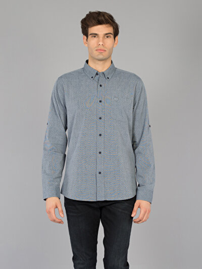 COLINS голубой COLINS голубой <br>Пол: мужской; Цвет: индиго; Размер INT: L;