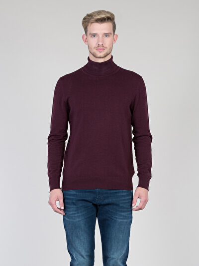 COLINS бордовый мужской свитеры COLINS бордовый мужской свитеры<br>Пол: мужской; Цвет: бордовый меланж; Размер INT: L;
