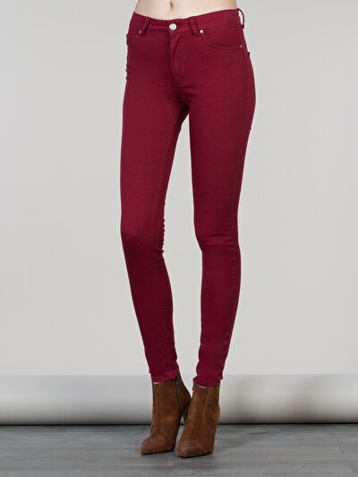 COLINS бордовый женский брюки COLINS бордовый женский брюки<br>Пол: женский; Цвет: бордовый; Размер INT: 25/30;