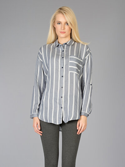 COLINS голубой COLINS голубой <br>Пол: женский; Цвет: индиго; Размер INT: M;