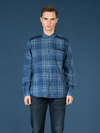 COLINS голубой COLINS голубой <br>Пол: мужской; Цвет: индиго; Размер INT: S;