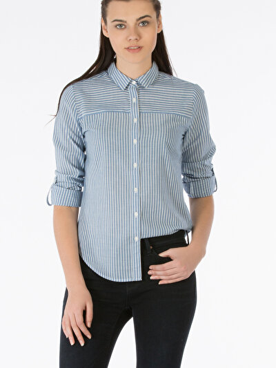 COLINS голубой COLINS голубой <br>Пол: женский; Цвет: голубой; Размер INT: M;
