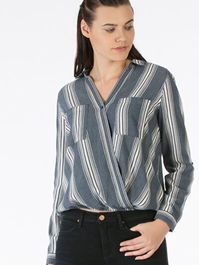 COLINS голубой COLINS голубой <br>Пол: женский; Цвет: индиго; Размер INT: S;
