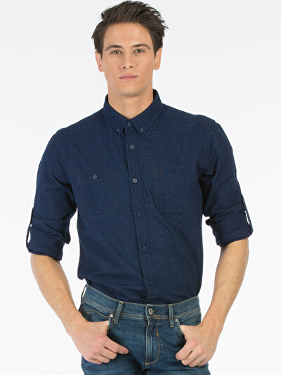 COLINS голубой COLINS голубой <br>Пол: мужской; Цвет: темного индиго; Размер INT: XL;