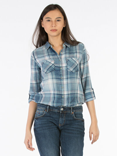 COLINS голубой COLINS голубой <br>Пол: женский; Цвет: индиго; Размер INT: S;