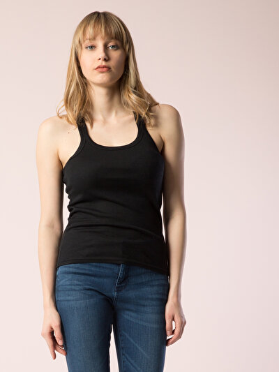 COLINS черный женский майки COLINS черный женский майки<br>Пол: женский; Цвет: черный; Размер INT: M;