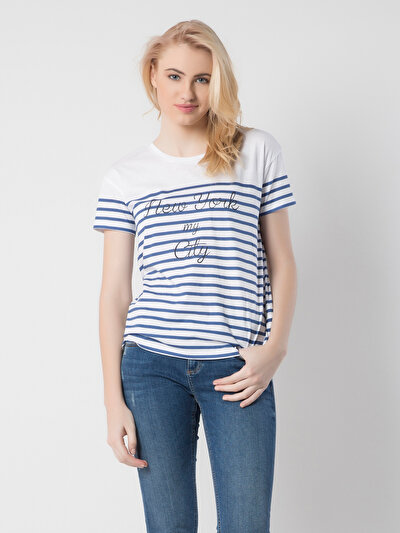 COLINS белый женский футболки короткий рукав COLINS белый женский футболки короткий рукав<br>Пол: женский; Цвет: белый; Размер INT: XS;
