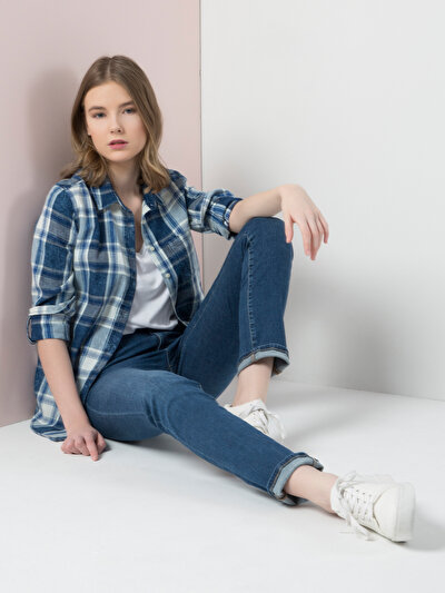 COLINS голубой COLINS голубой <br>Пол: женский; Цвет: голубой; Размер INT: XS;