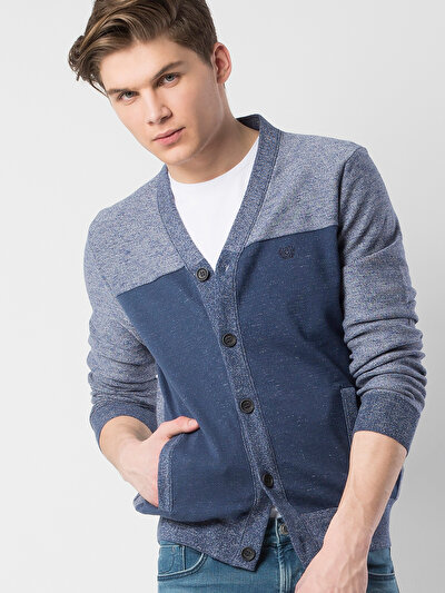COLINS голубой COLINS голубой <br>Пол: мужской; Цвет: индиго меланж; Размер INT: S;
