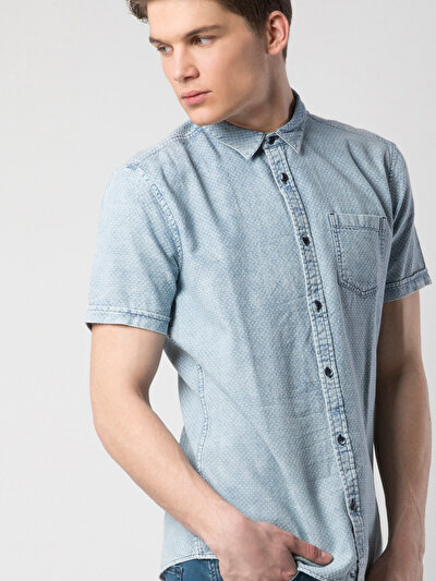 COLINS голубой COLINS голубой <br>Пол: мужской; Цвет: светло-голубой; Размер INT: XXL;