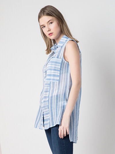 COLINS голубой COLINS голубой <br>Пол: женский; Цвет: голубой; Размер INT: M;