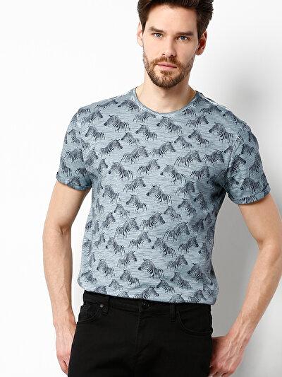 COLINS голубой COLINS голубой <br>Пол: мужской; Цвет: индиго; Размер INT: XL;
