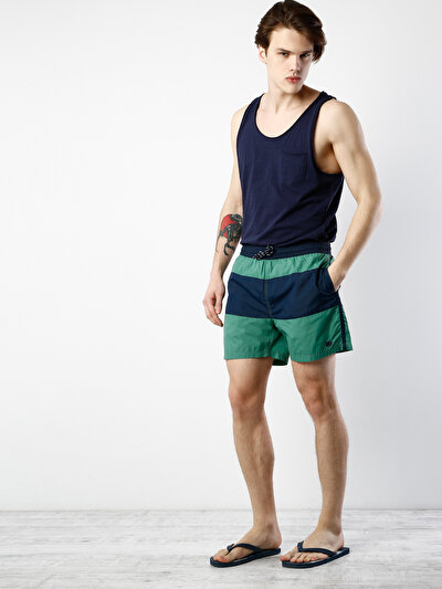 COLINS зеленый мужской пляжные шорты COLINS зеленый мужской пляжные шорты<br>Пол: мужской; Цвет: зеленый; Размер INT: L;