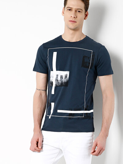 COLINS голубой COLINS голубой <br>Пол: мужской; Цвет: топливо синий; Размер INT: S;