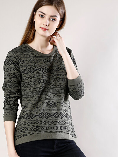 COLINS женский толстовки COLINS женский толстовки<br>Пол: женский; Цвет: хаки меланж; Размер INT: L;