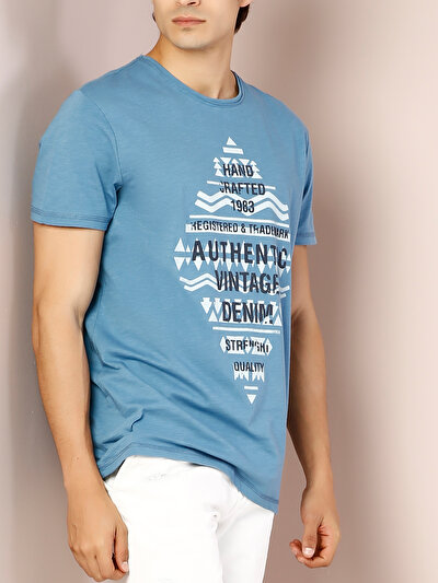 COLINS голубой COLINS голубой <br>Пол: мужской; Цвет: индиго; Размер INT: L;