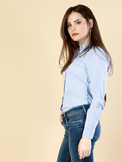 COLINS голубой COLINS голубой <br>Пол: женский; Цвет: голубой; Размер INT: S;