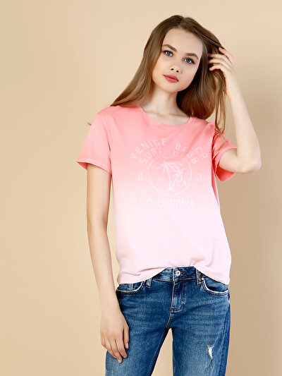 COLINS женский футболки короткий рукав COLINS женский футболки короткий рукав<br>Пол: женский; Цвет: пыльная гвоздика; Размер INT: XS;